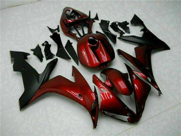 Rouge Noir Carénage Moto R1 04-06