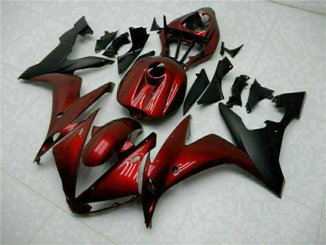 Rouge Noir Carénage Moto R1 04-06