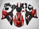 Rouge Noir Carénage Moto ZX14R ZZR 1400 06-11 Rouge Noir Carénage Moto ZX14R ZZR 1400 06-11