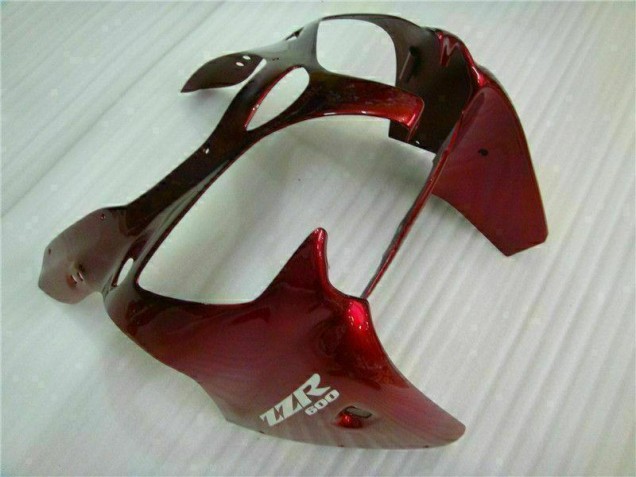 Rouge Noir Carénage Moto ZX6R 00-02 Rouge Noir Carénage Moto ZX6R 00-02