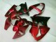 Rouge Noir Carénage Moto ZX6R 00-02 Rouge Noir Carénage Moto ZX6R 00-02