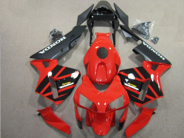 Rouge Noir Carénages Moto CBR 600 RR 03-04 Rouge Noir Carénages Moto CBR 600 RR 03-04