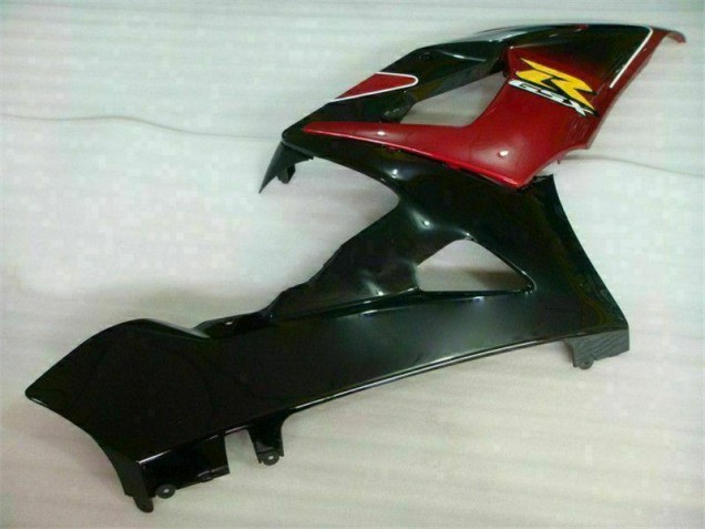 Rouge Noir Carénages Moto GSXR 1000 K5 05-06 Rouge Noir Carénages Moto GSXR 1000 K5 05-06