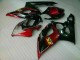 Rouge Noir Carénages Moto GSXR 1000 K5 05-06 Rouge Noir Carénages Moto GSXR 1000 K5 05-06