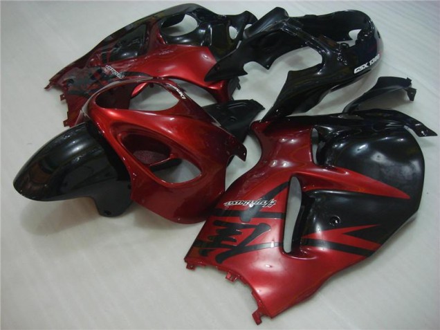 Rouge Noir Carénages Moto GSXR 1300 Hayabusa 96-07 Rouge Noir Carénages Moto GSXR 1300 Hayabusa 96-07