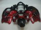 Rouge Noir Carénages Moto GSXR 1300 Hayabusa 96-07 Rouge Noir Carénages Moto GSXR 1300 Hayabusa 96-07