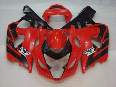 Rouge Noir Carénages Moto GSXR 600 / 750 K4 04-05