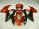 Rouge Noir Carénages Moto GSXR 600 / 750 K8 08-10 Rouge Noir Carénages Moto GSXR 600 / 750 K8 08-10