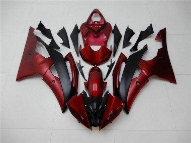 Rouge Noir Carénages Moto R6 08-16