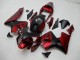 Rouge Noir Carrosserie Moto CBR 600 RR 03-04 Rouge Noir Carrosserie Moto CBR 600 RR 03-04