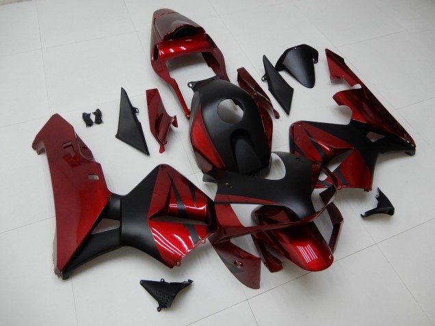 Rouge Noir Carrosserie Moto CBR 600 RR 03-04 Rouge Noir Carrosserie Moto CBR 600 RR 03-04