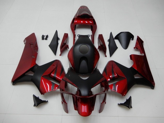 Rouge Noir Carrosserie Moto CBR 600 RR 03-04 Rouge Noir Carrosserie Moto CBR 600 RR 03-04