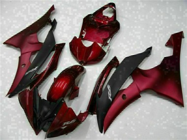 Rouge Noir Carrosserie Moto R6 08-16