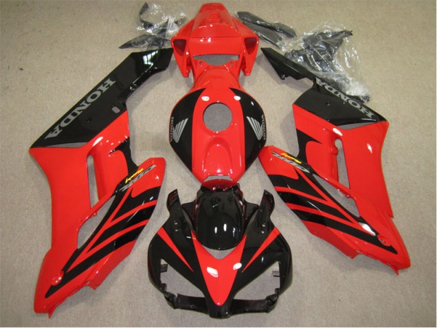 Rouge Noir Fireblade Carénage Moto CBR 1000 RR 04-05 Rouge Noir Fireblade Carénage Moto CBR 1000 RR 04-05