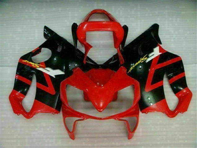 Rouge Noir Kit Carénages Motos CBR 600 F4i 01-03 Rouge Noir Kit Carénages Motos CBR 600 F4i 01-03