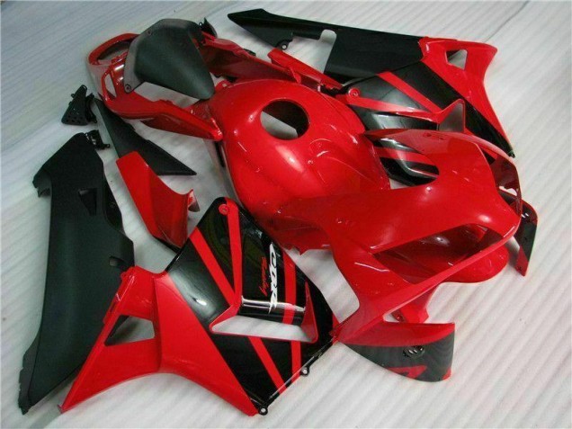 Rouge Noir Kit Carénages Motos CBR 600 RR 03-04