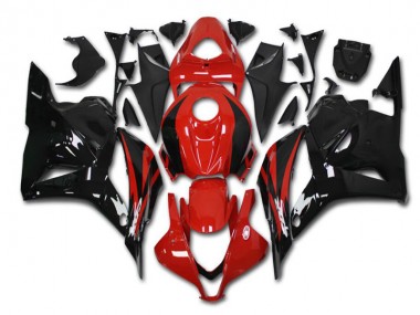 Rouge Noir Kit Carénages Motos CBR 600 RR 09-12