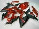 Rouge Noir Kit Carénages Motos Complet GSXR 600 / 750 K6 06-07