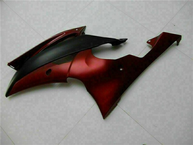 Rouge Noir Kit Carénages Motos Complet R6 08-16