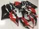 Rouge Noir Kit Carénages Motos GSXR 1000 K5 05-06 Rouge Noir Kit Carénages Motos GSXR 1000 K5 05-06