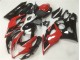 Rouge Noir Kit Carénages Motos GSXR 1000 K5 05-06 Rouge Noir Kit Carénages Motos GSXR 1000 K5 05-06