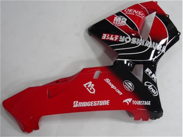 Rouge Noir Kit Carénages Motos & Plastique CBR 600 RR 05-06
