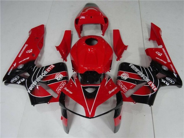 Rouge Noir Kit Carénages Motos & Plastique CBR 600 RR 05-06