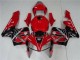 Rouge Noir Kit Carénages Motos & Plastique CBR 600 RR 05-06