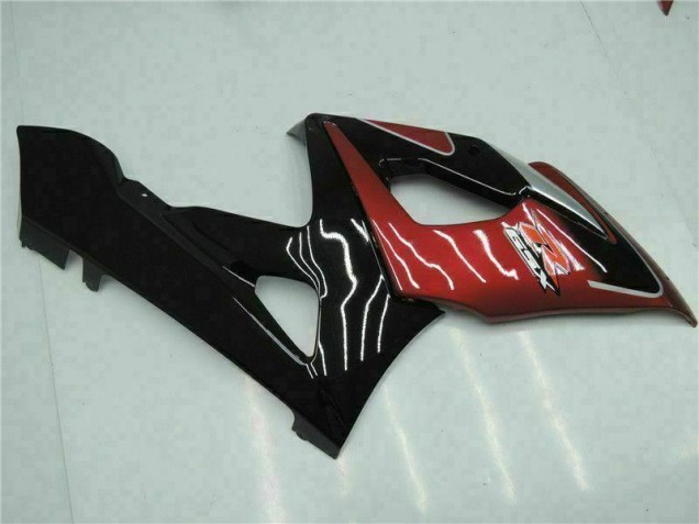 Rouge Noir Kit Carénages Motos & Plastique GSXR 1000 K5 05-06