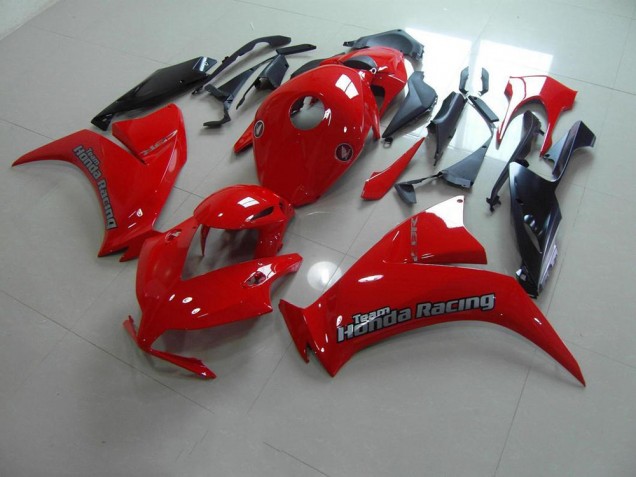 Rouge Noir Mat Carénage Moto CBR 1000 RR 12-16 Rouge Noir Mat Carénage Moto CBR 1000 RR 12-16
