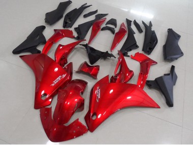 Rouge Noir Mat Carénage Moto CBR 250 RR 11-13