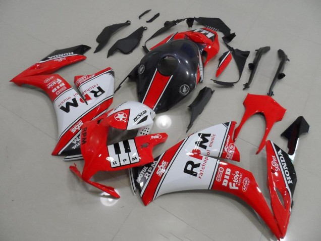 Rouge Rpm Carénage Moto CBR 1000 RR 12-16 Rouge Rpm Carénage Moto CBR 1000 RR 12-16
