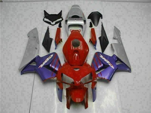 Rouge Violet Carénage Moto CBR 600 RR 05-06 Rouge Violet Carénage Moto CBR 600 RR 05-06