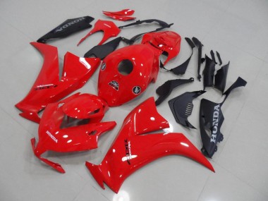 Rouge et Noir Mat Carénage Moto CBR 1000 RR 12-16