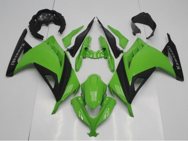 Style OEM Vert Carénage Moto ZX 300R 13-16