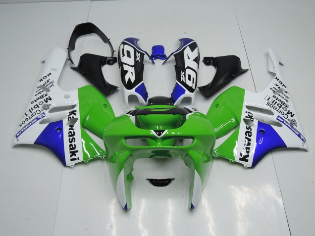 Vert Blanc Carénage Moto ZX9R 94-97 Vert Blanc Carénage Moto ZX9R 94-97