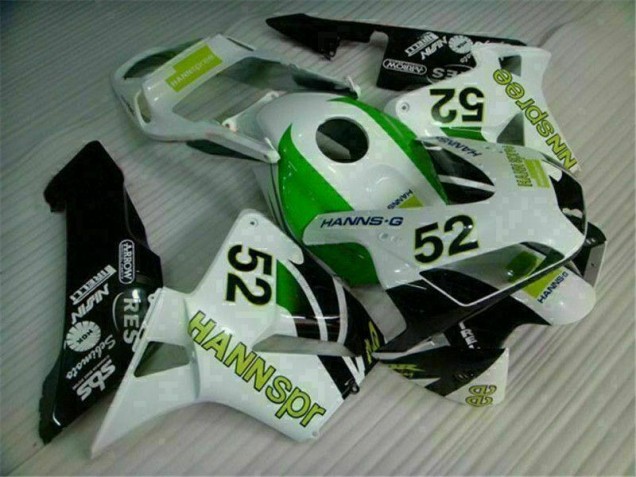 Vert Blanc Noir Carénage Moto CBR 600 RR 03-04 Vert Blanc Noir Carénage Moto CBR 600 RR 03-04