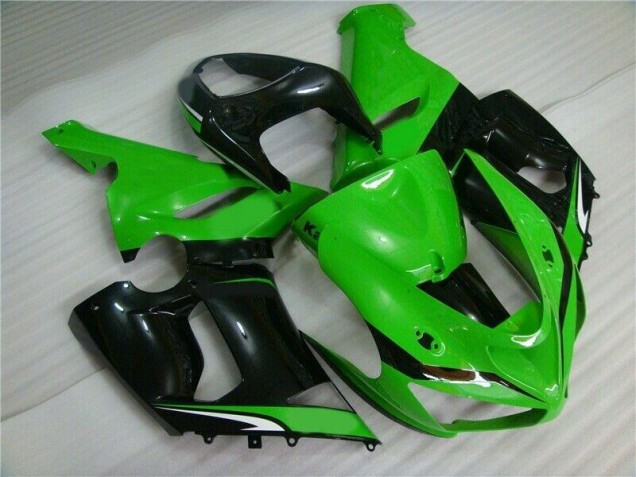 Vert Blanc Noir Carénage Moto ZX6R 05-06