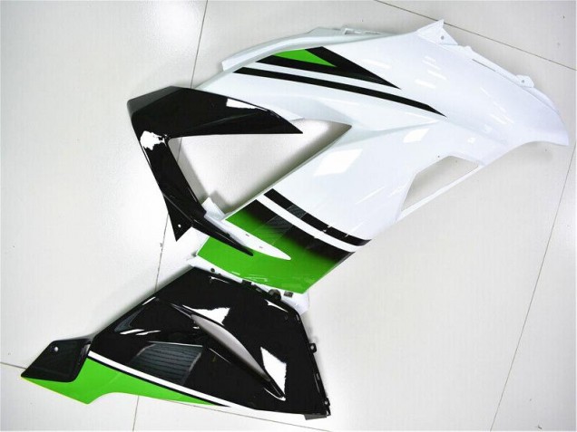 Vert Blanc Noir Carénage Moto ZX6R 13-18 Vert Blanc Noir Carénage Moto ZX6R 13-18