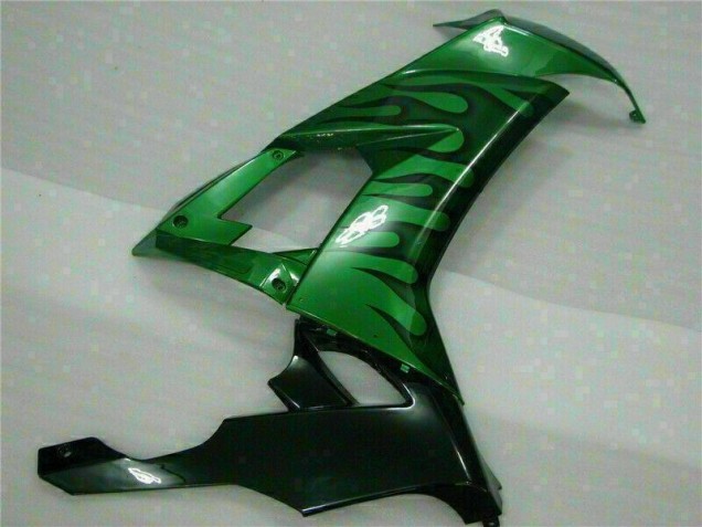 Vert Flamme Carénage Moto ZX10R 08-10