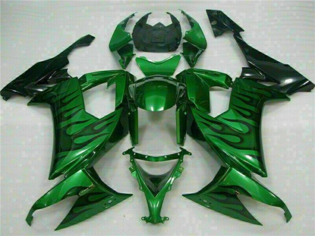 Vert Flamme Carénage Moto ZX10R 08-10