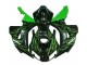 Vert Flamme Noir Carénage Moto CBR 1000 RR 06-07 Vert Flamme Noir Carénage Moto CBR 1000 RR 06-07