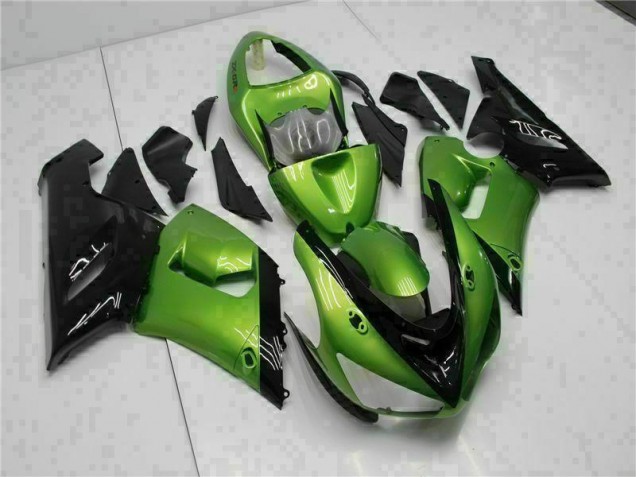 Vert Kit Carénages Motos & Plastique ZX6R 05-06 Vert Kit Carénages Motos & Plastique ZX6R 05-06