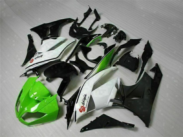 Vert Noir Blanc 25 Carénage Moto ZX6R 09-12