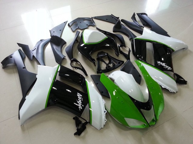 Vert Noir Blanc Carénage Moto ZX6R 07-08