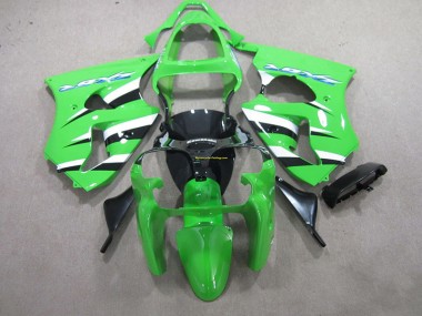 Vert Noir Blanc Carénages Moto ZX6R 00-02