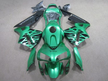 Vert Noir Carénage Moto CBR 600 RR 07-08