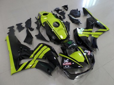 Vert Noir Carénage Moto CBR 600 RR 13-21