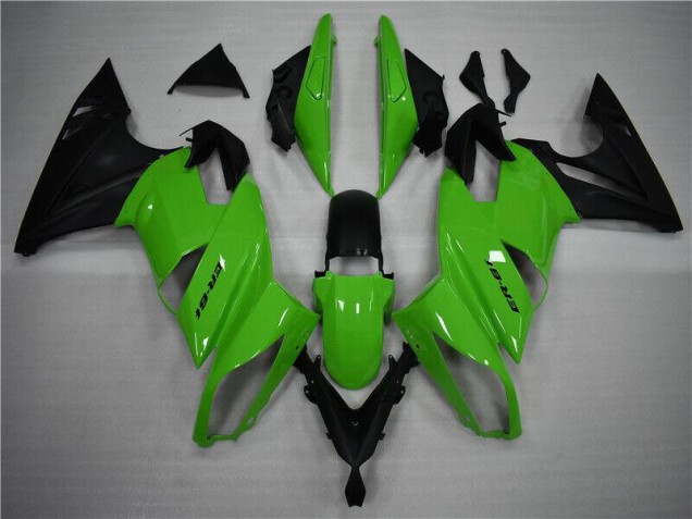 Vert Noir Carénage Moto EX650 09-11
