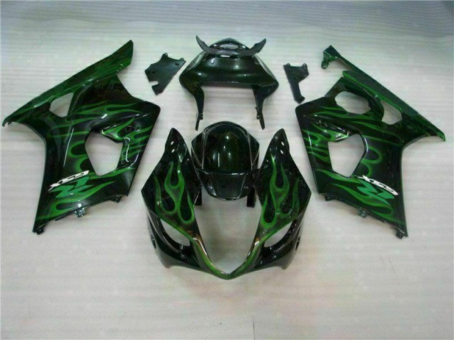 Vert Noir Carénage Moto GSXR 1000 K3 03-04